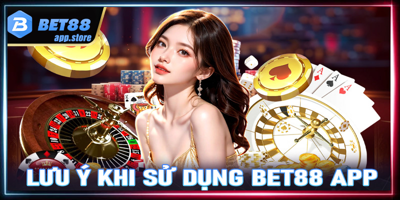 Những lưu ý khi sử dụng Bet88 App